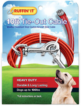 Ruffin It 1700-Pound Strength Cable Tie Out
