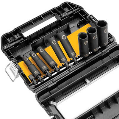 DEWALT 3/8-Inch 10-Piece IMPACT READY Socket Set