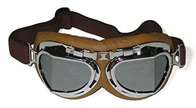 Motorcycle Cruiser Scooter Goggles by CRG Sports