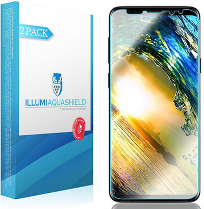 AquaShield HD Clear Anti-Bubble Film Screen Protector for Galaxy S9