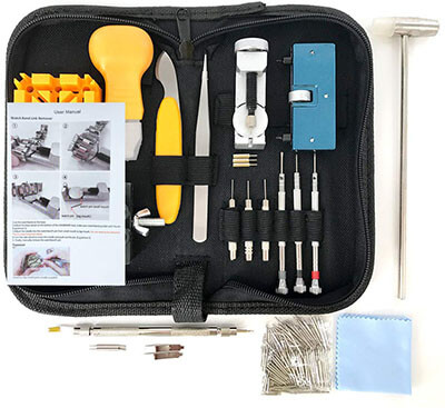 HAOBAIMEI Repair Kit Professional Spring Bar Watch Tool Set