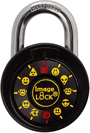 IMAGELOCK Combination Lock with Fun Emojis