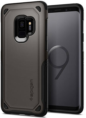 Spigen Hybrid- Armor Galaxy S9 Case, Featuring Air-Cushion Technology