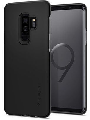 Spigen Thin Fit Galaxy S9 Plus Case SF Coated Non-Slip Matte Surface