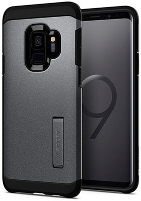 Spigen Tough- Armor Galaxy S9 Case, Reinforced Kickstand