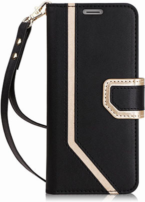 FYY Galaxy S9 Plus Case, Mirror Leather Interior