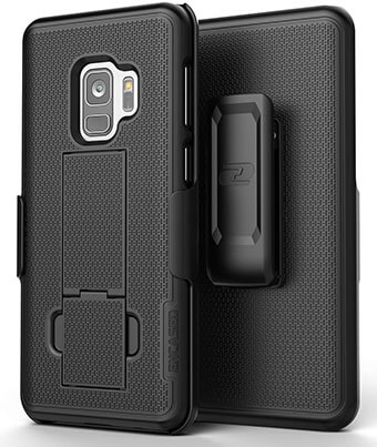 Encased Samsung Galaxy S9 Belt Clip Case, Encased Slim Fit Holster Shell