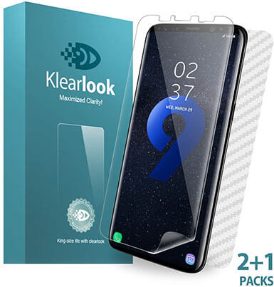Klearlook Galaxy S9 Plus Screen Protector 2 Pack
