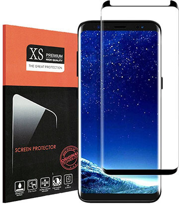 Abcalet Tempered Glass Screen Protector for Samsung Galaxy S9