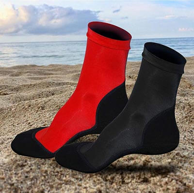 L&SportsBeach Socks 2 Pairs Neoprene