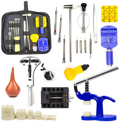 Ziss Watch Tools Kit, Band Link Pin Tool Set with Carrying Case