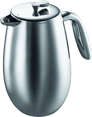 Bodum Columbia Stainless Steels Thermal French Press Coffee Maker
