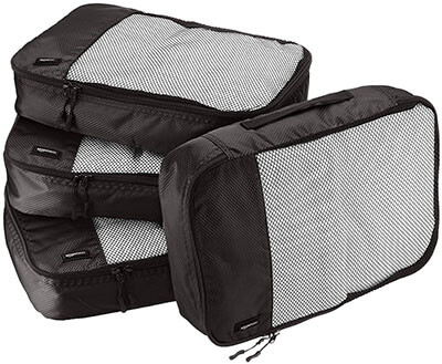 AmazonBasics 4-Piece Medium Packing Cube Set