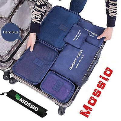 Mossio Packing Cubes with Shoe Bag