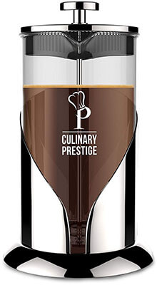 Culinary Prestige Gorgeous French Press Coffee Maker & Tea Maker