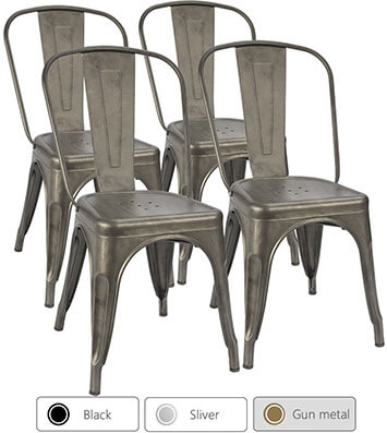 Furmax Metal Dining Chair