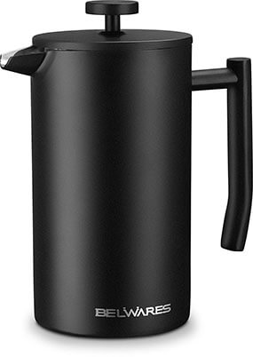 Belwares French Press Coffee Maker with Extra Filters