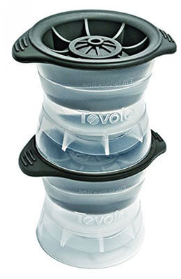 Tovolo Leak-Free, 2.5 Inch Sphere Ice Molds with Tight Silicone Seal
