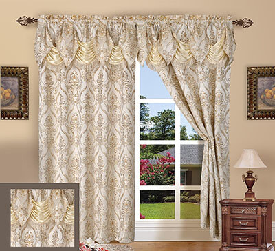 Elegant Comfort Curtain Panel Set