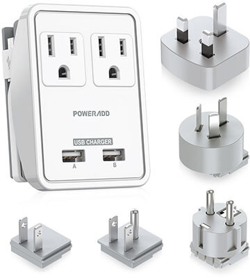 Poweradd Travel Power Adapter Kits