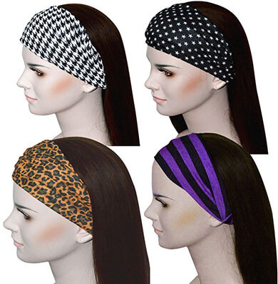 Qing Outdoor Athletic Bandana Headband for Women