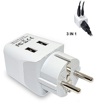 Ceptics CTU-9 Travel Adapter Plug