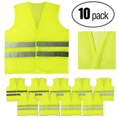 PeerBasics Yellow Reflective Safety Vest