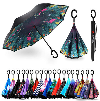 Siepasa Double Layer Inverted Umbrella