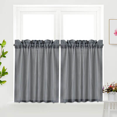 IdealHouse Short Tier Window Curtains