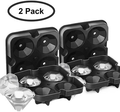 HOTUMN Diamond-Shaped Ice Cube Trays