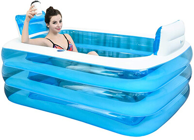 PPBathtub XL Blue Color Inflatable Bathtub