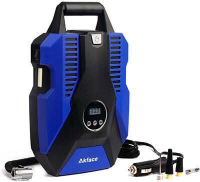 Akface DC 12V Portable Air Compressor Pump