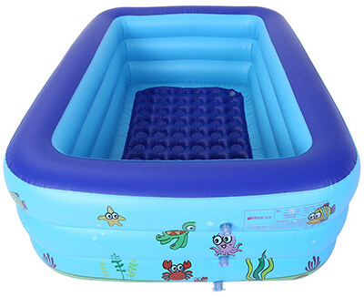 Lcyus Large Kids Inflatable Swimming Pool