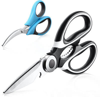 Merisny Heavy Duty Stainless Steel Poultry and Seafood Scissors