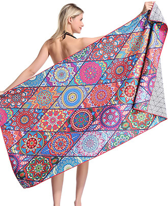 Genovega Mandala Microfiber Pool Beach Towel