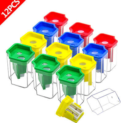 Alpurple 12 PCS Manual Pencil Sharpener