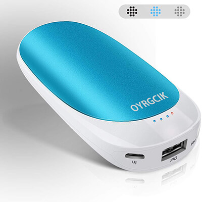 OYRGCIK 2 in 1 Rechargeable 5200 mAh Hand Warmers