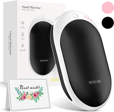 BESKAR 7800 mAh Super Electric USB Hand Warmer