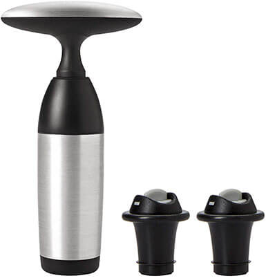 OXO Steel Vacuum Wine Saver