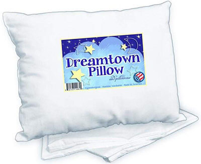 Dreamtown Kids Pillow and Toddler Pillowcase