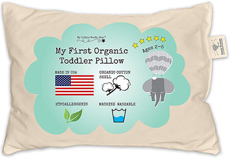 My Little North Star Organic Toddler Pillow