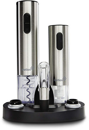 Ivation Electric Wine Opener Set