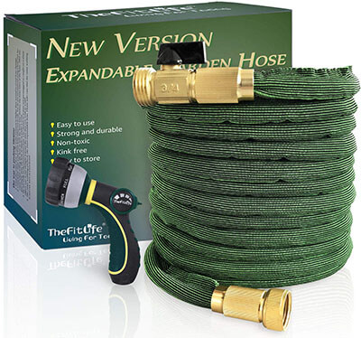 TheFitLife Flexible and Expandable Garden Hose