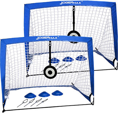 JOGENMAX Portable Soccer Goal