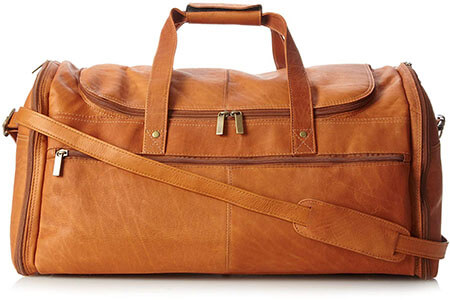 David King & Co Leather Duffle Bag