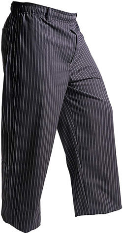 Mercer Culinary Millennia Men's Black Cook Pants