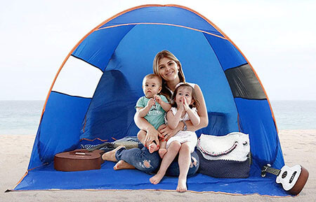FiveJoy Beach Shade Tent