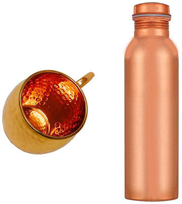 Copper Splash Copper Water Bottle