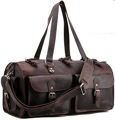 Polare Indiana Jones Leather Duffle Bag