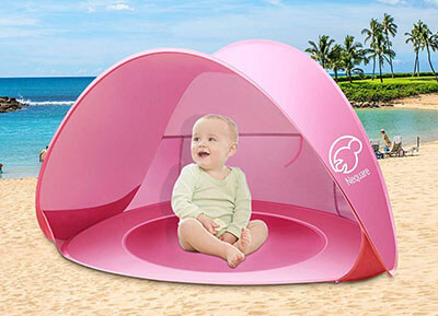 Nequare Pop Up Beach Tent for Baby